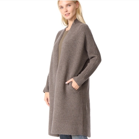 [MADEWELL] Fulton sweater coat in heather mink - Picture 3 of 8